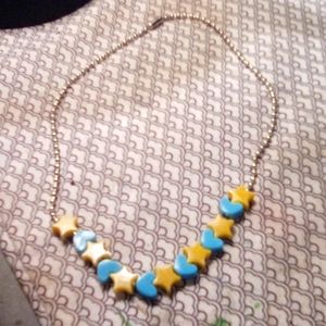 4/ $10 moon & stars "lucky 13" candy beads choker